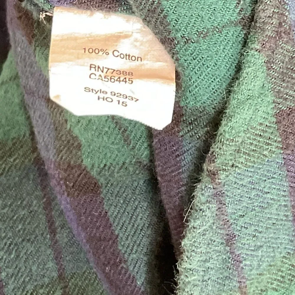 J. Crew Checkered Plaid Flannel Size S